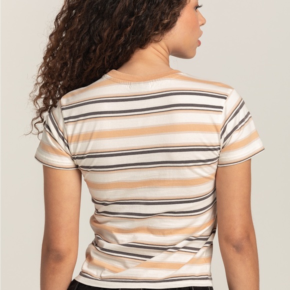 BDG Striped Baby Tee - Picture 2 of 5